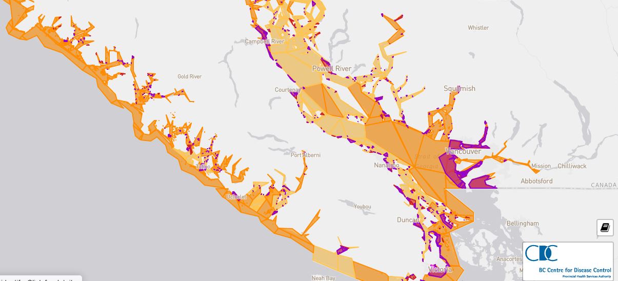 Updates to shellfish map helps public identify safer harvesting sites